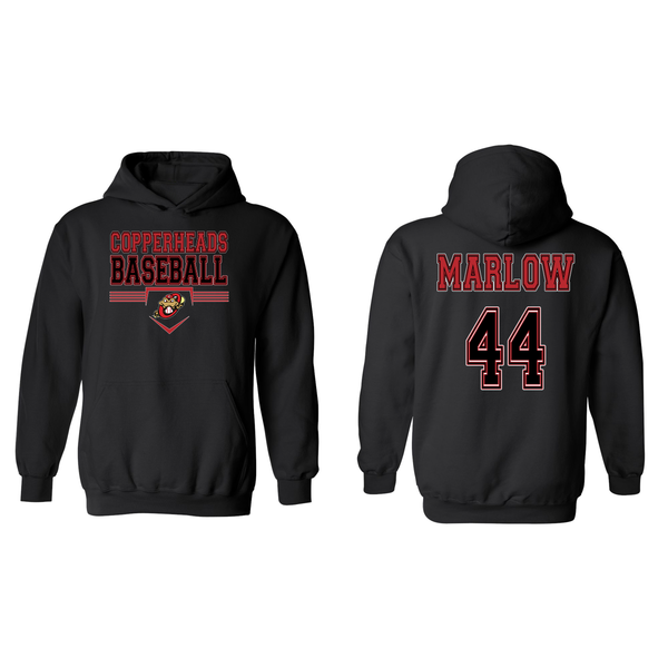 COPPERHEADS BASEBALL HOODIE