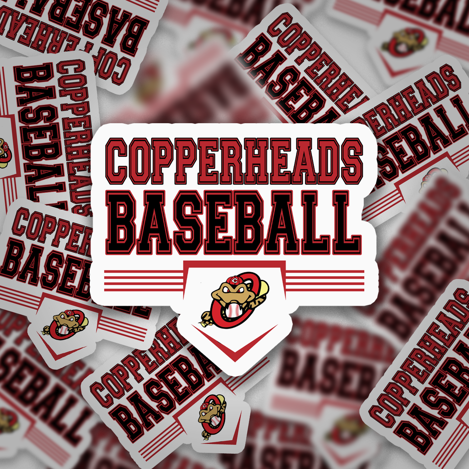 COPPERHEADS BASEBALL DECAL