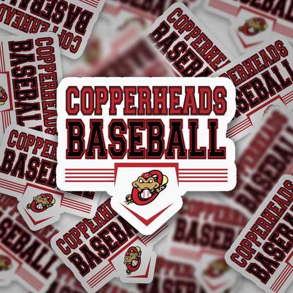 COPPERHEADS BASEBALL DECAL