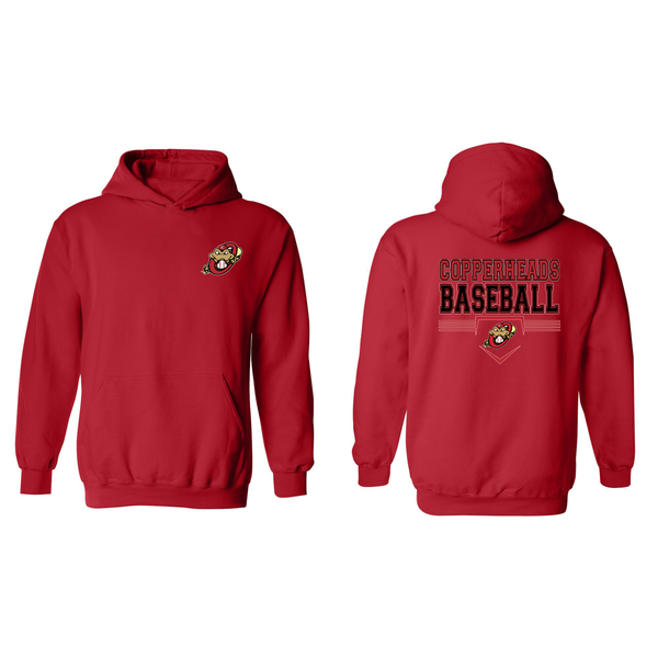 COPPERHEADS BASEBALL HOODIE